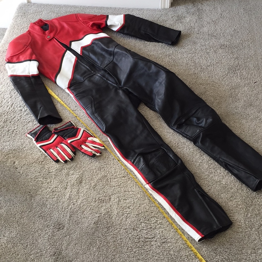 Genuine Leather Body suit( motorcycle)